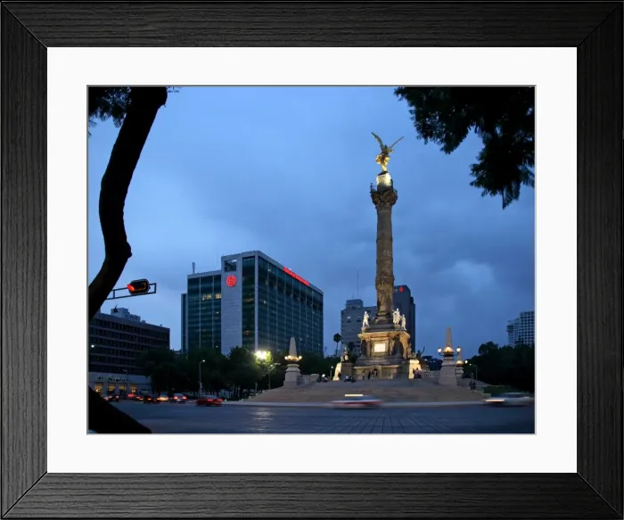 Framed Print : El gel de la Independencia ( The Angel of Independence ) Framed Print : El gel de la Independencia ( The Angel of Independence )