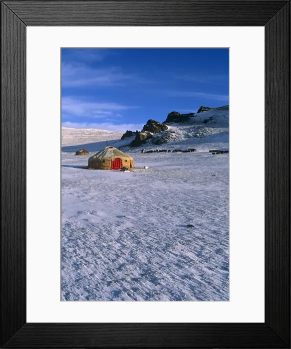 Framed Print : Mongolia, Bayan-Olgii Province