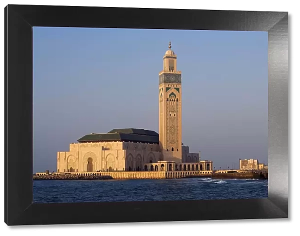 The Hassan II Mosque in Casablanca is the third largest