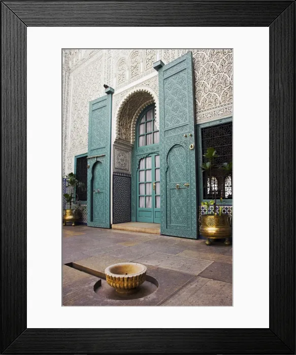 Framed Print : The interior of the Mahakma du Pasha in the Quartier