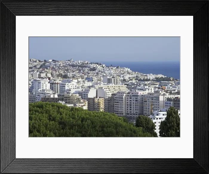 Framed Print : View over Tangier, Morocco Framed Print : View over Tangier, Morocco