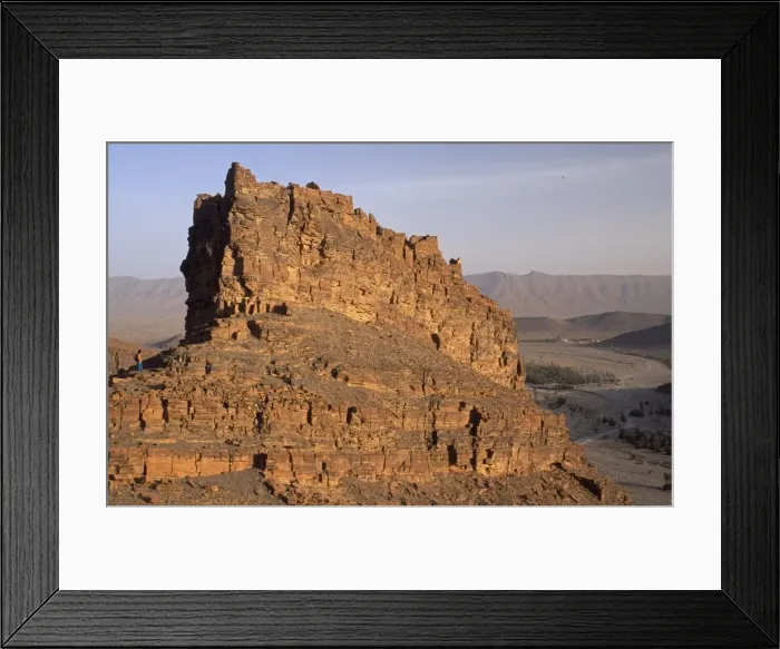 Framed Print : Morocco, Tadakoust village, Anti-Atlas Mountains, nr Framed Print : Morocco, Tadakoust village, Anti-Atlas Mountains, nr