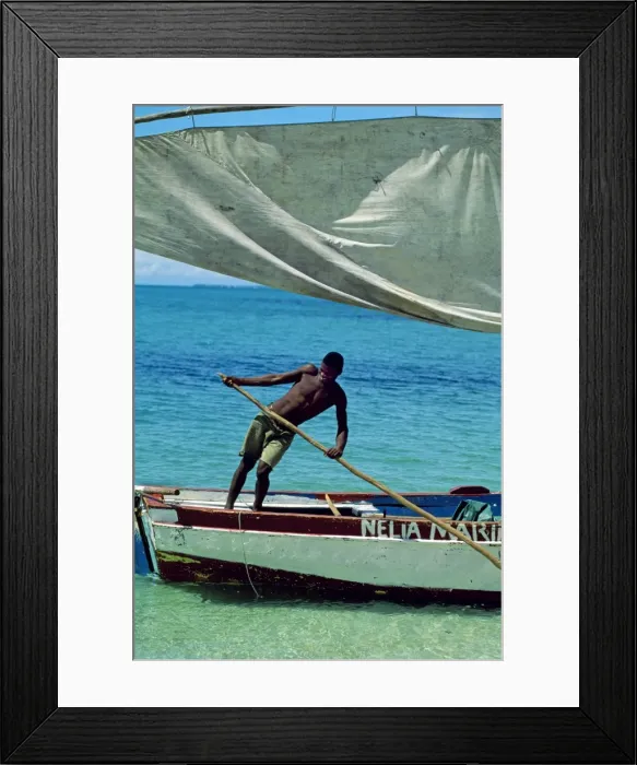 Framed Print : Dhows alongside the beach Framed Print : Dhows alongside the beach