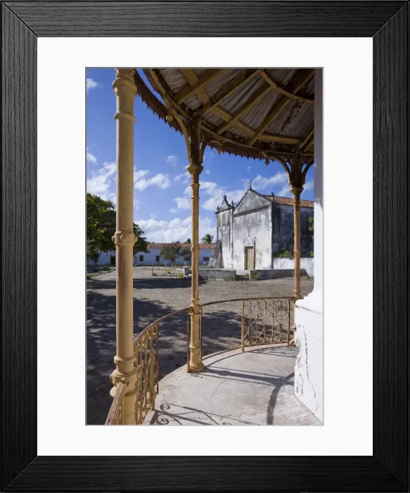 Framed Print : The catholic church Igreja de Nossa Senhora Rosaria