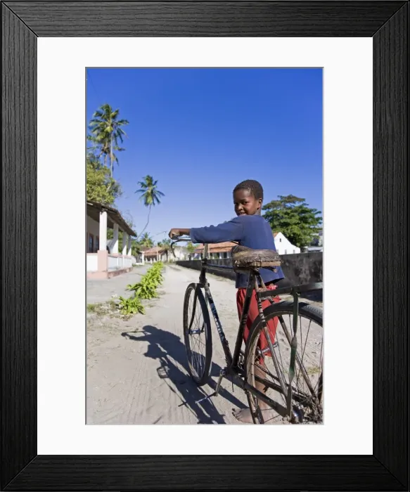 Framed Print : A young boy on Ibo Island Framed Print : A young boy on Ibo Island