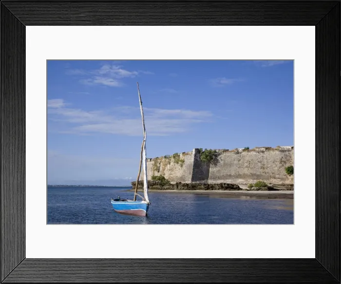 Framed Print : The heavily fortified walls of the Forteleza de Sao