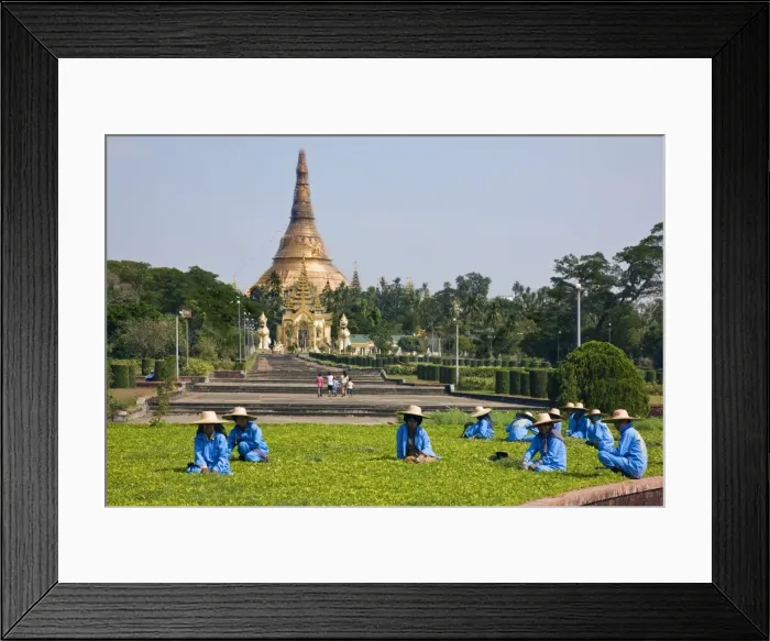 Framed Print : Myanmar, Burma, Yangon