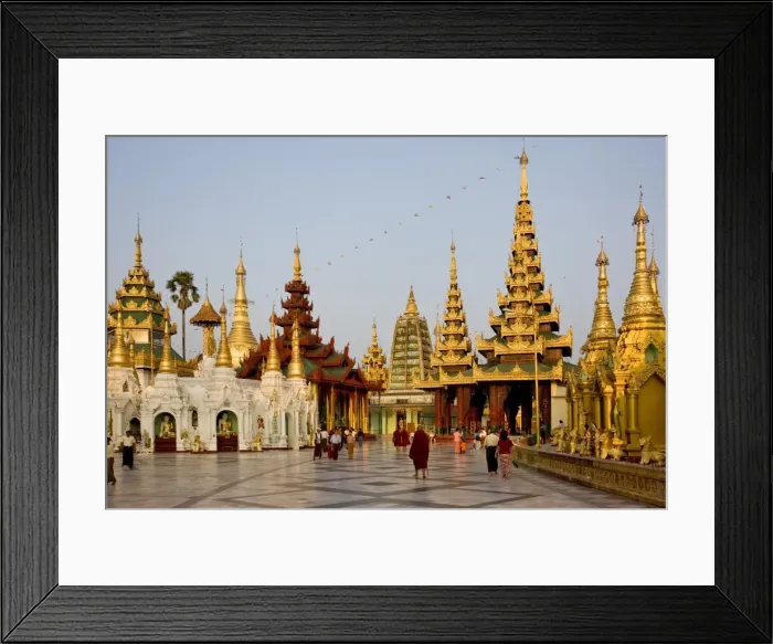 Framed Print : Myanmar, Burma, Yangon Framed Print : Myanmar, Burma, Yangon