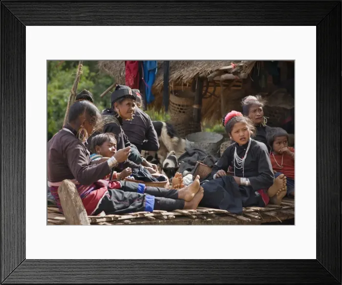 Framed Print : Myanmar, Burma, Pan-lo Framed Print : Myanmar, Burma, Pan-lo