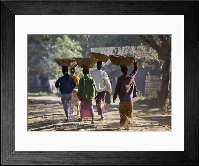 Framed Print : Myanmar, Burma, Mrauk U