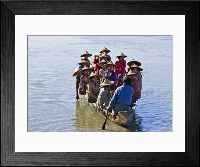 Framed Print : Myanmar, Burma, Rakhine State, Gyi Dawma Framed Print : Myanmar, Burma, Rakhine State, Gyi Dawma