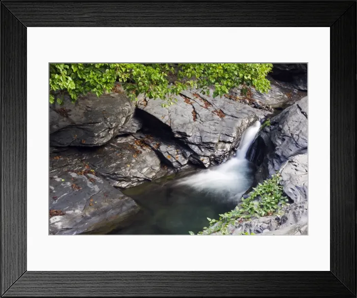 Framed Print : Qingren valley waterfall Framed Print : Qingren valley waterfall