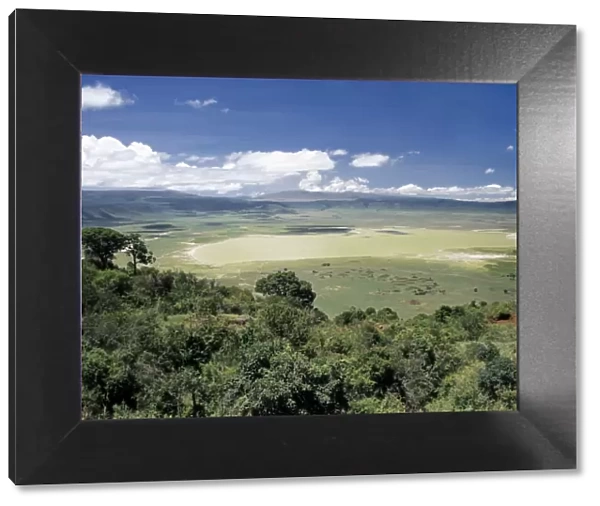 The world famous Ngorongoro Crater