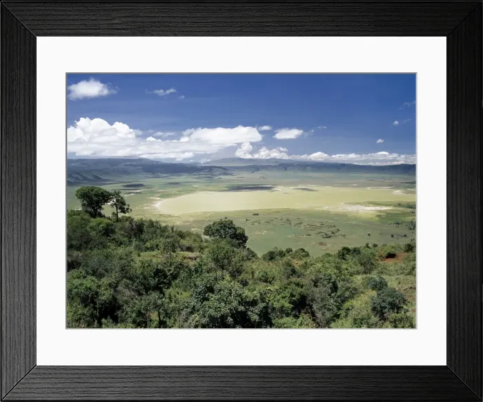 Framed Print : The world famous Ngorongoro Crater Framed Print : The world famous Ngorongoro Crater