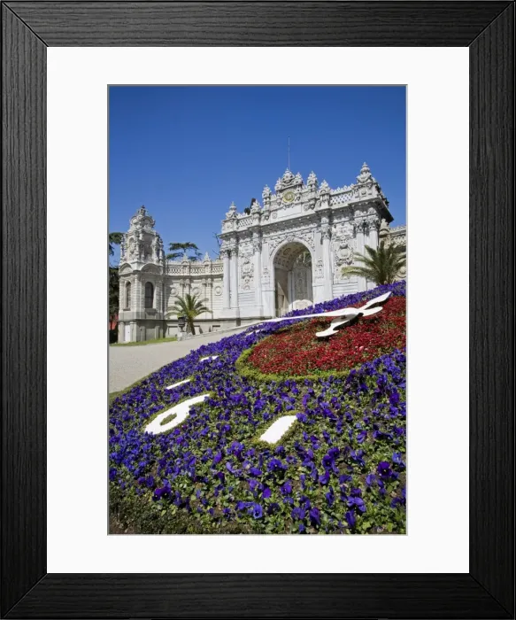 Framed Print : The Dolmabahce Palace in Istanbul Framed Print : The Dolmabahce Palace in Istanbul
