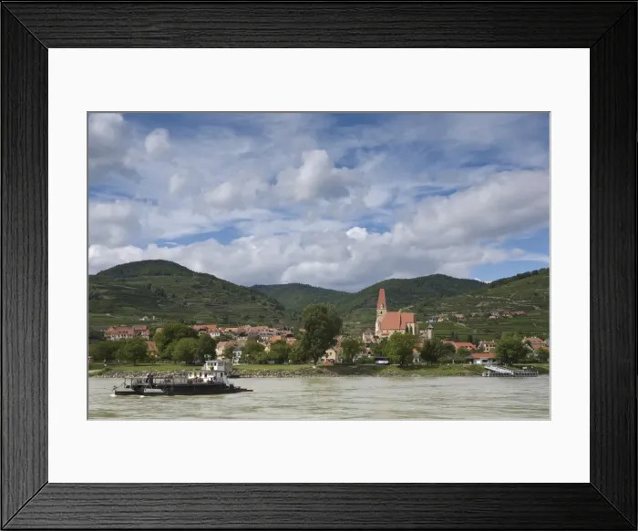 Framed Print : Dürnstein at Danube, Wachau, Lower Austria, Austria