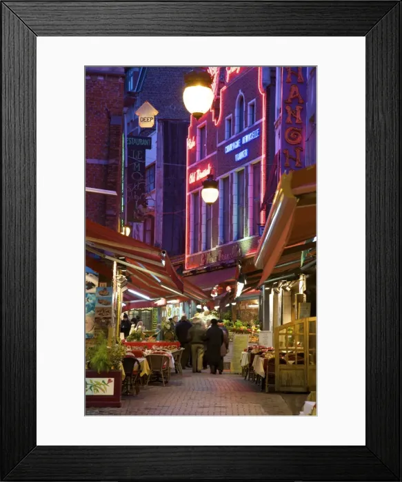 Framed Print : Rue des Bouchers Framed Print : Rue des Bouchers