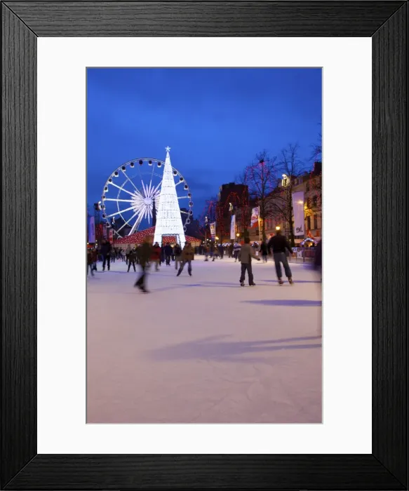 Framed Print : Christmas Market, Brussels, Belgium Framed Print : Christmas Market, Brussels, Belgium