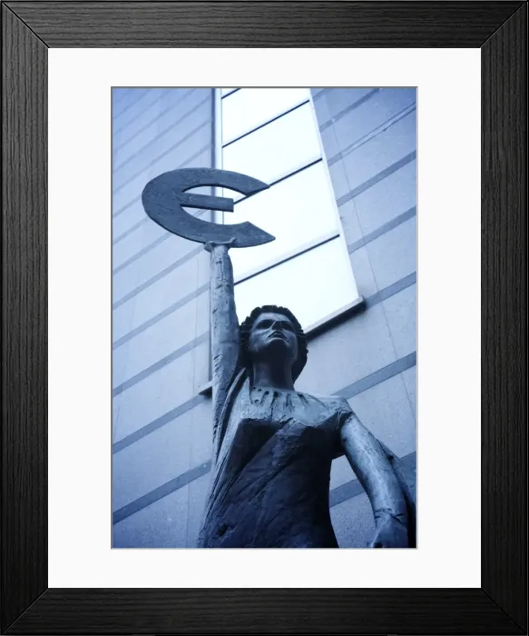 Framed Print : Statue, European Parliament Framed Print : Statue, European Parliament