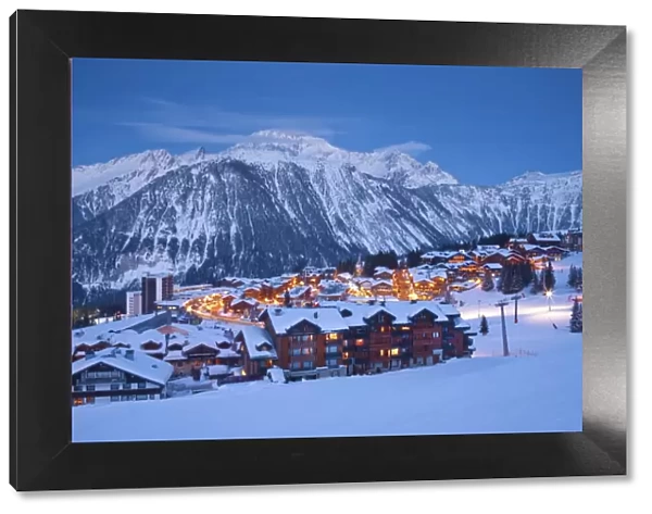 Courchevel 1850 ski resort in the Three Valleys, Les Trois Vallees, Savoie