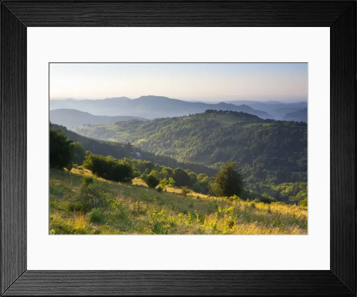 Framed Print : Landscape near Montsegur Framed Print : Landscape near Montsegur