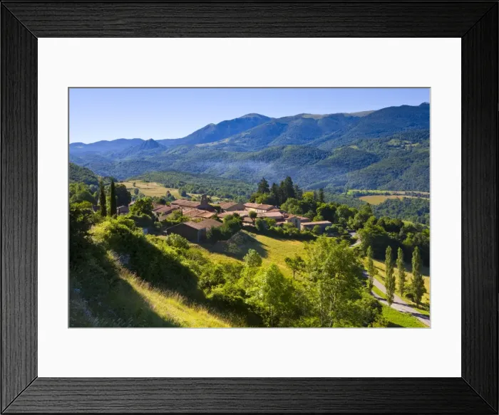 Framed Print : Roquefixade, Ariege, Midi-Pyrenees, France Framed Print : Roquefixade, Ariege, Midi-Pyrenees, France