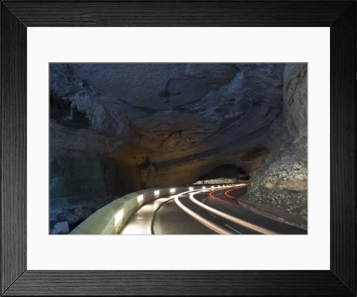 Framed Print : Cave Tunnel, Ariege, Midi-Pyrenees, France Framed Print : Cave Tunnel, Ariege, Midi-Pyrenees, France