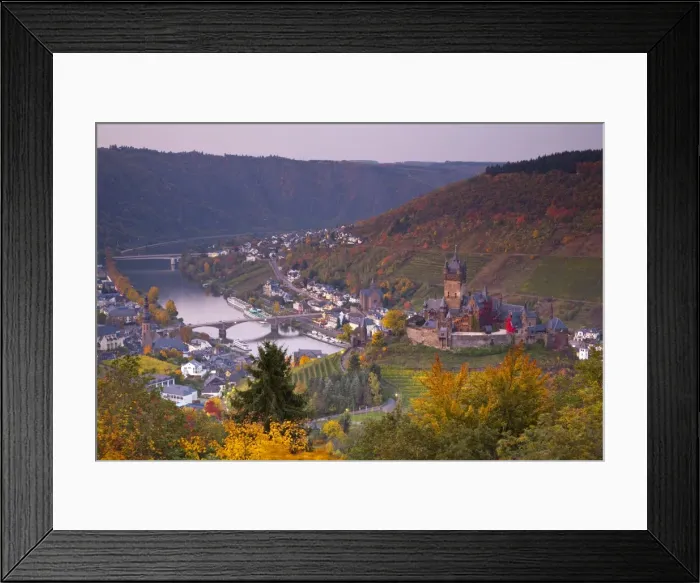 Framed Print : Cochem Castle, Cochem, Rhineland / Mosel Valley, Germany Framed Print : Cochem Castle, Cochem, Rhineland / Mosel Valley, Germany