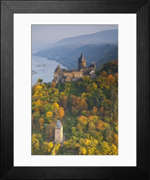 Framed Print : Burg Stahleck, Bacharach, Rhine Valley, Germany