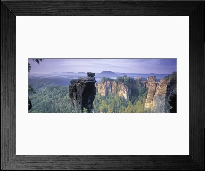 Framed Print : Bastei Rocks, Swiss Saxony, Germany Framed Print : Bastei Rocks, Swiss Saxony, Germany