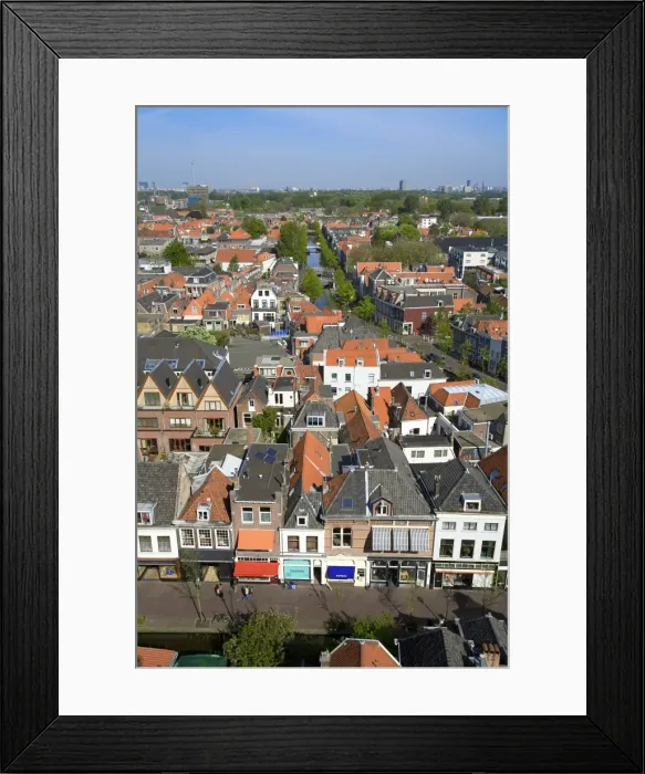 Framed Print : View from Nieuwe Kerk (New Church) (1383-1510) Framed Print : View from Nieuwe Kerk (New Church) (1383-1510)