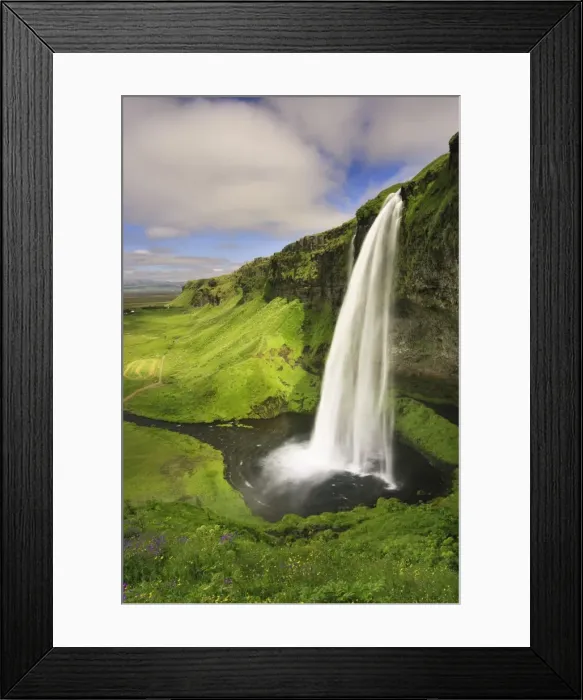 Framed Print : Seljalandfoss Waterfall, South Coast, Iceland