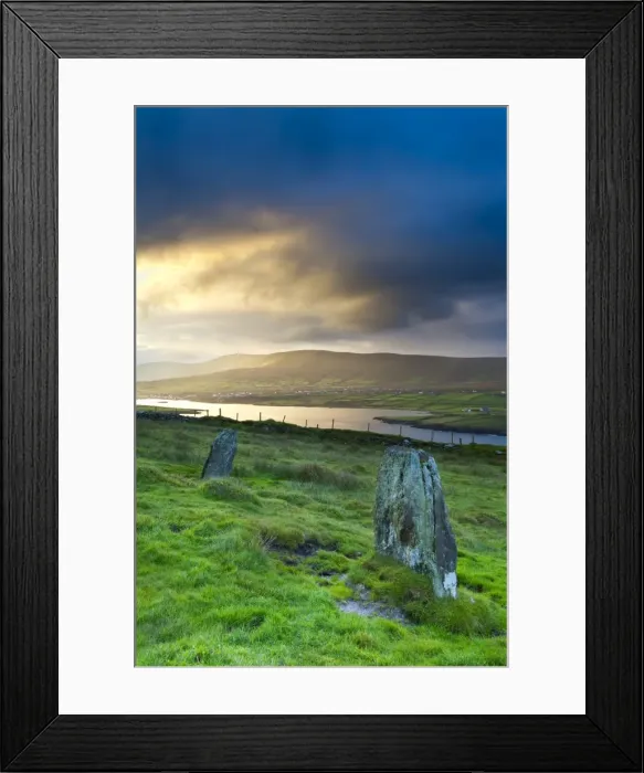 Framed Print : Standing Stones near Portmagee, Valentia Island, Co Kerry, Ireland Framed Print : Standing Stones near Portmagee, Valentia Island, Co Kerry, Ireland