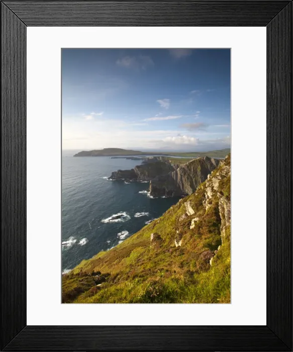 Framed Print : Coastal Cliffs near Valentia Island, Co Kerry, Ireland Framed Print : Coastal Cliffs near Valentia Island, Co Kerry, Ireland