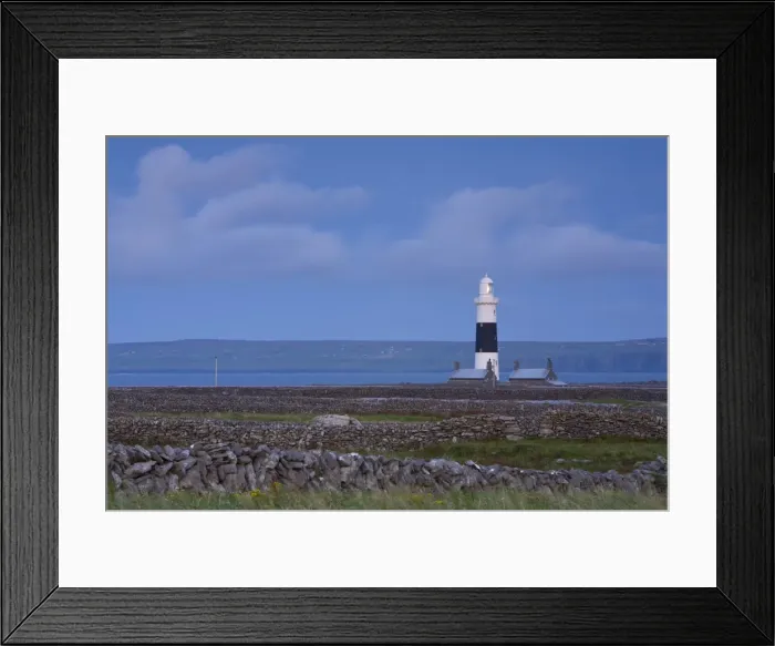 Framed Print : Inisheer Lighthouse, Inisheer, Aran Islands, Co Framed Print : Inisheer Lighthouse, Inisheer, Aran Islands, Co