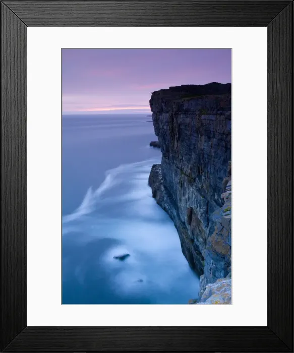 Framed Print : Dun Aengus & Cliffs, Inishmore, Aran Islands, Co. Galway, Ireland