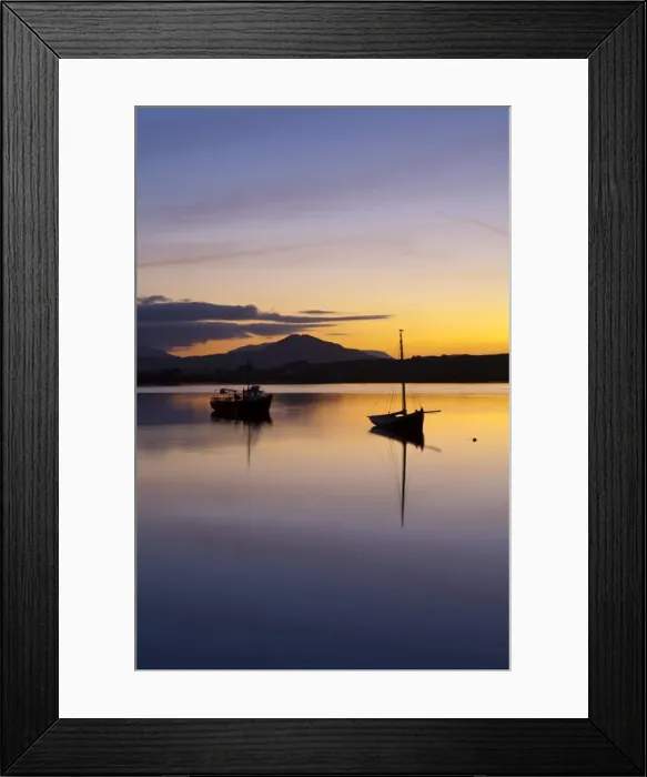 Framed Print : Roundstone Harbour, Connemara, Co. Galway, Ireland
