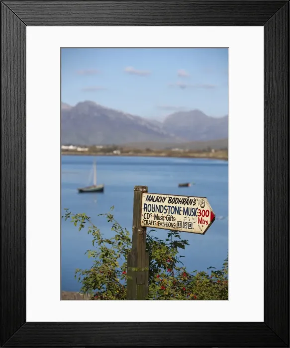 Framed Print : Roundstone Harbour, Connemara, Co. Galway, Ireland Framed Print : Roundstone Harbour, Connemara, Co. Galway, Ireland