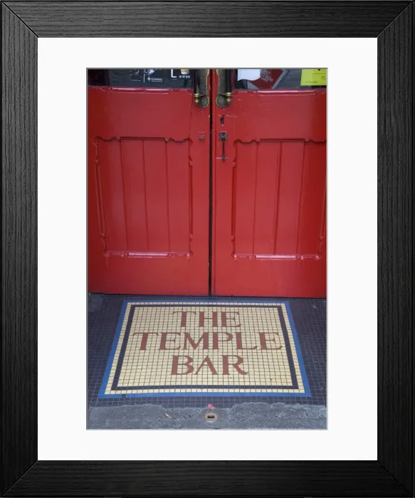 Framed Print : Temple Bar Pub Sign Framed Print : Temple Bar Pub Sign