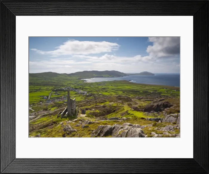 Framed Print : Old copper mine, Allihies, Beara Peninsula, Co. Cork & Co. Kerry, Ireland Framed Print : Old copper mine, Allihies, Beara Peninsula, Co. Cork & Co. Kerry, Ireland