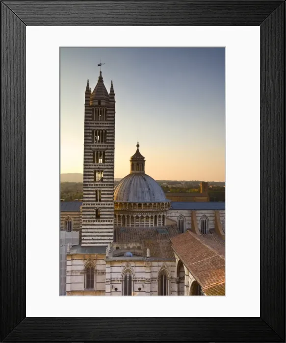 Framed Print : Duomo, Siena, Tuscany, Italy