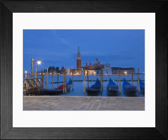 Framed Print : Gondolas, St. Marks Square, Venice, Italy Framed Print : Gondolas, St. Marks Square, Venice, Italy