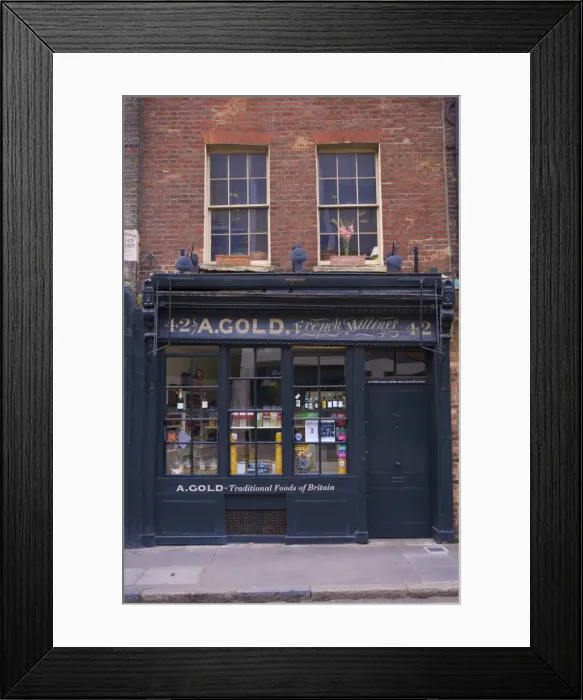 Framed Print : Traditional Shop, London, England, UK