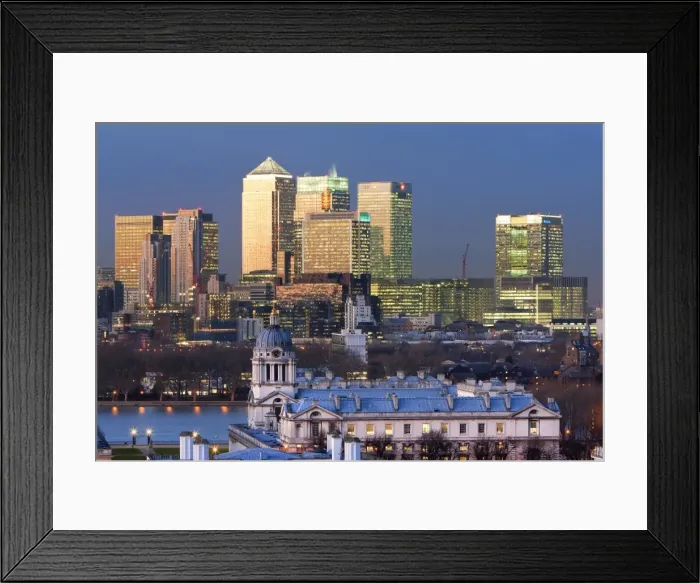 Framed Print : View from the Royal Observatory across Greenwich Park Framed Print : View from the Royal Observatory across Greenwich Park
