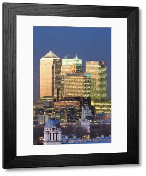 Framed Print : View from the Royal Observatory across Greenwich Park towards the Royal Naval College & Canary Wharf, London Framed Print : View from the Royal Observatory across Greenwich Park towards the Royal Naval College & Canary Wharf, London