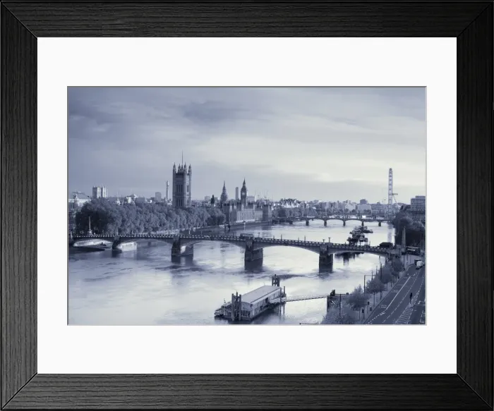 Framed Print : Houses of Parliament and River Thames