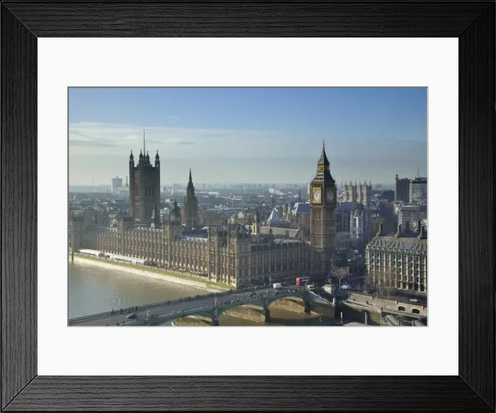 Framed Print : Big Ben & Houses of Parliament, London, England Framed Print : Big Ben & Houses of Parliament, London, England