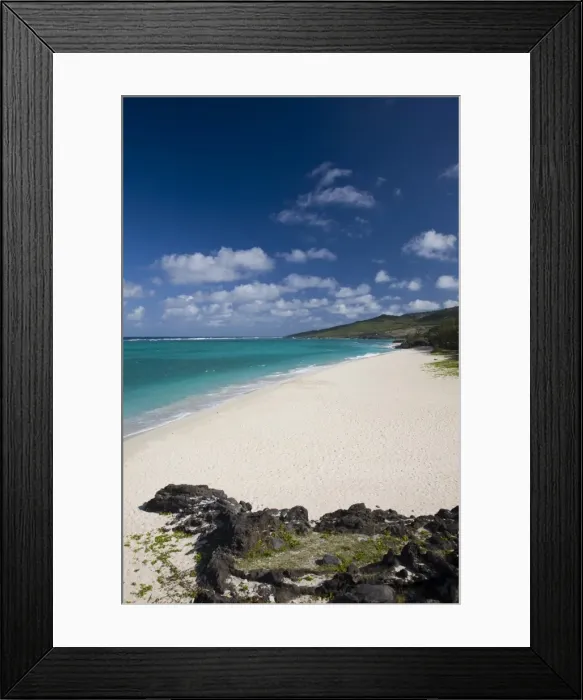 Framed Print : Mauritius, Rodrigues Island, St. Francois, St. Francois Beach Framed Print : Mauritius, Rodrigues Island, St. Francois, St. Francois Beach