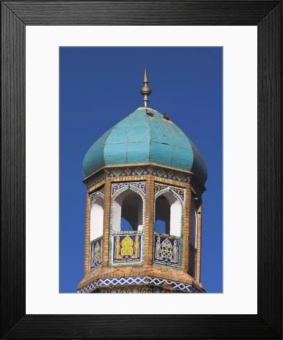 Framed Print : Afghanistan, Herat, Minaret of Friday Mosque or Masjet-eJam Framed Print : Afghanistan, Herat, Minaret of Friday Mosque or Masjet-eJam
