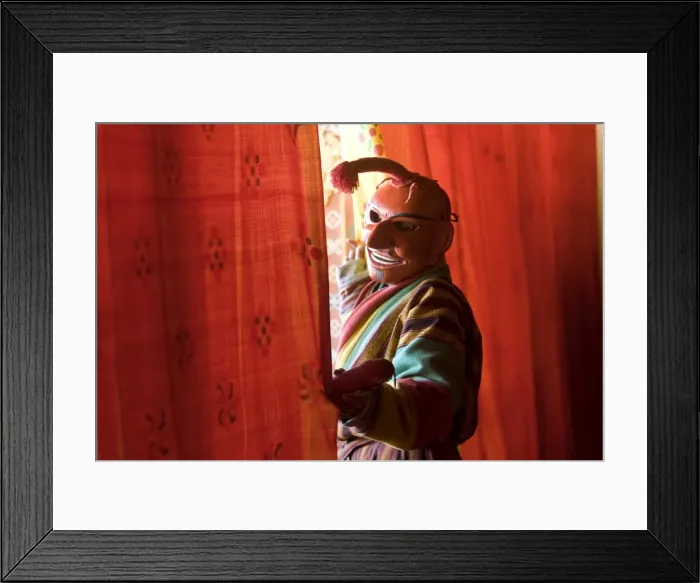 Framed Print : Masked man, Festival, Trashichhoe Dzong (monastery), Thimpu, Bhutan Framed Print : Masked man, Festival, Trashichhoe Dzong (monastery), Thimpu, Bhutan